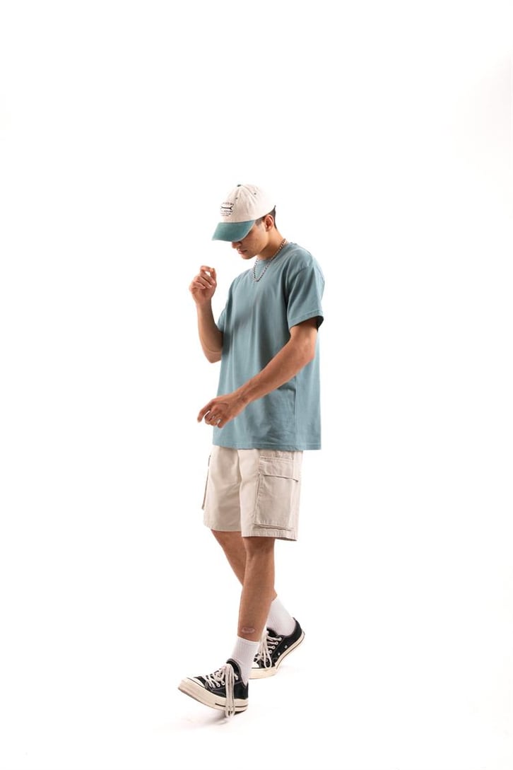 Basic Yeşil Regular Fit Tişört