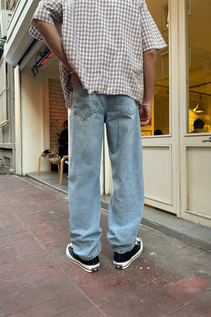 Basic Yıkamalı Regular Jean