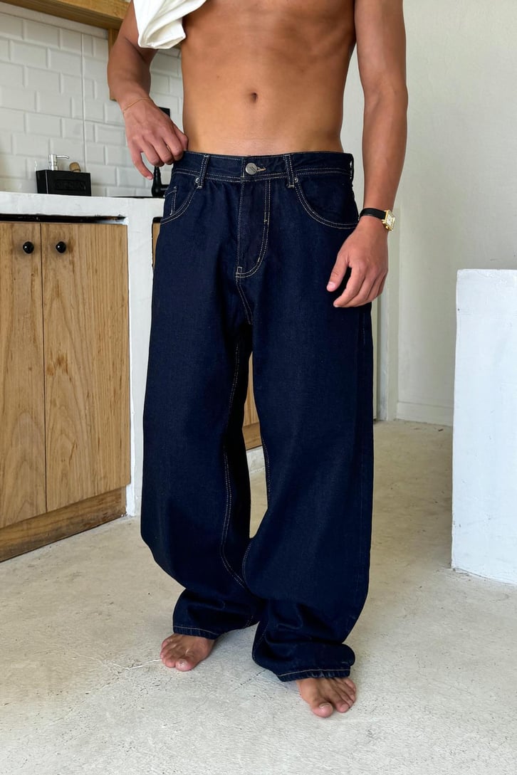 Basic Yıkamalı Regular Jean