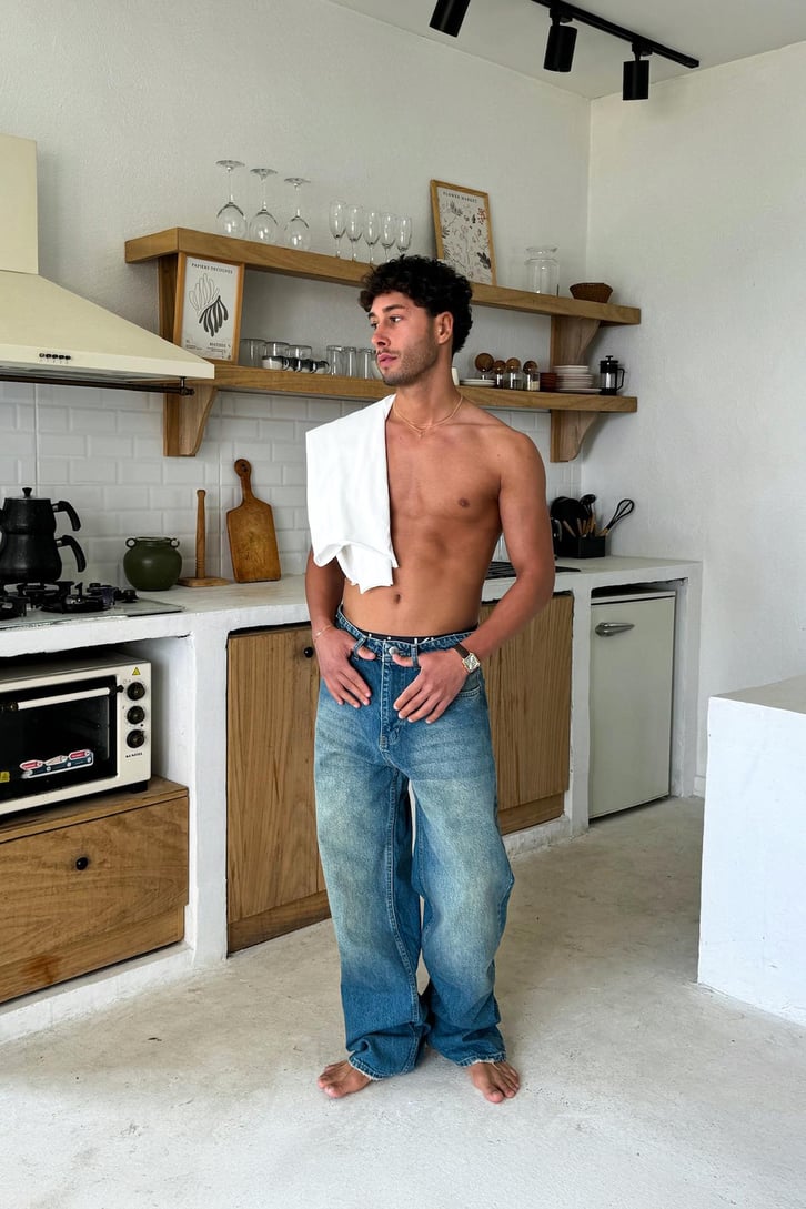 Basic Yıkamalı Regular Jean