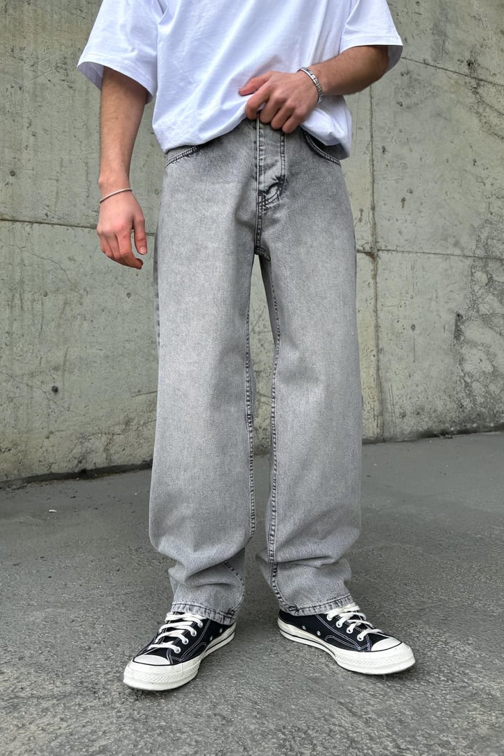 Basic Yıkamalı Regular Jean