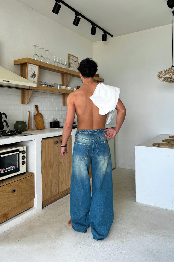 Basic Yıkamalı Regular Jean