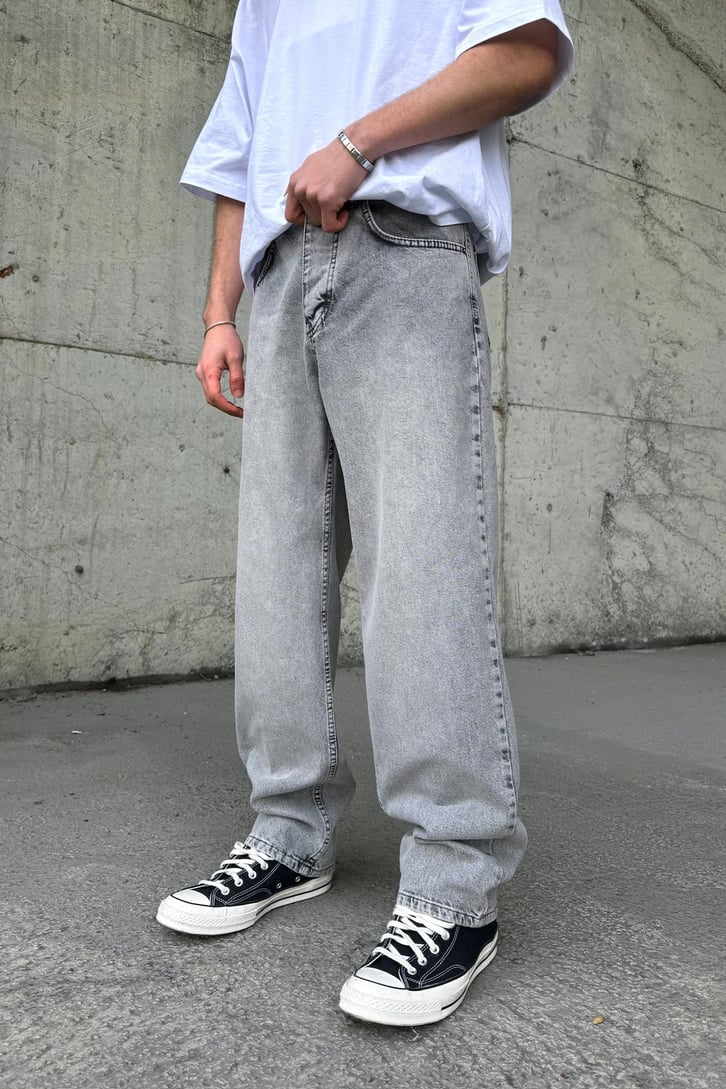 Basic Yıkamalı Regular Jean