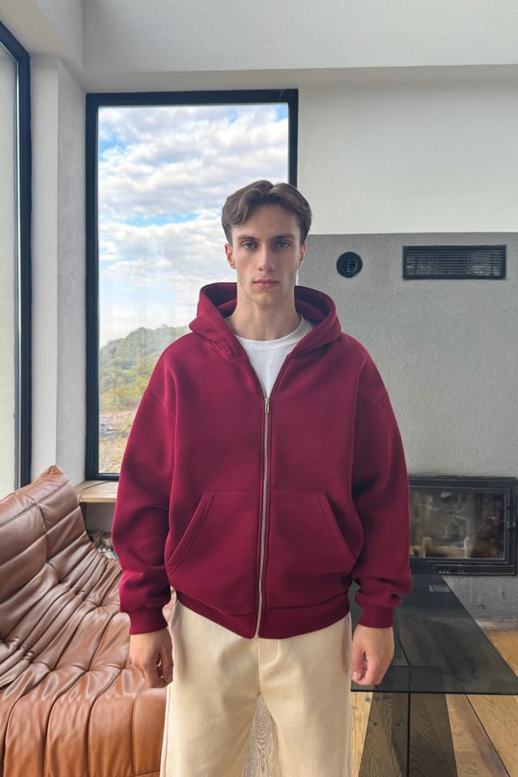 Basic Zip Hoodie