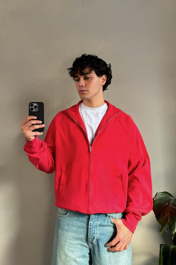 Basic Zip Sweatshirt