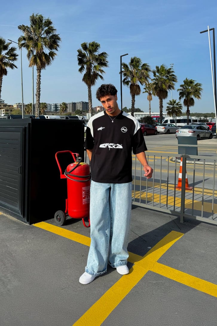 Baskılı Oversize Tişört