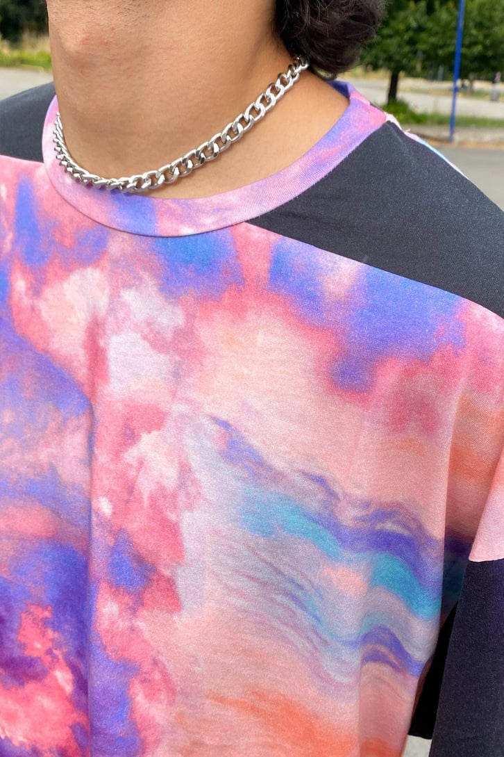 Batik Colorful Oversize Tshirt