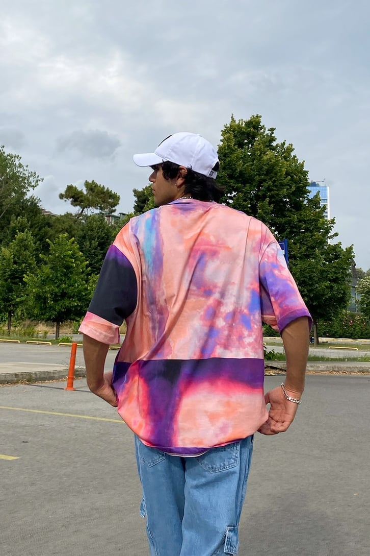 Batik Colorful Oversize Tshirt