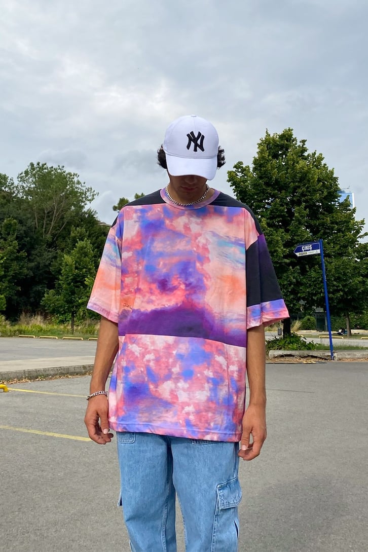 Batik Colorful Oversize Tshirt