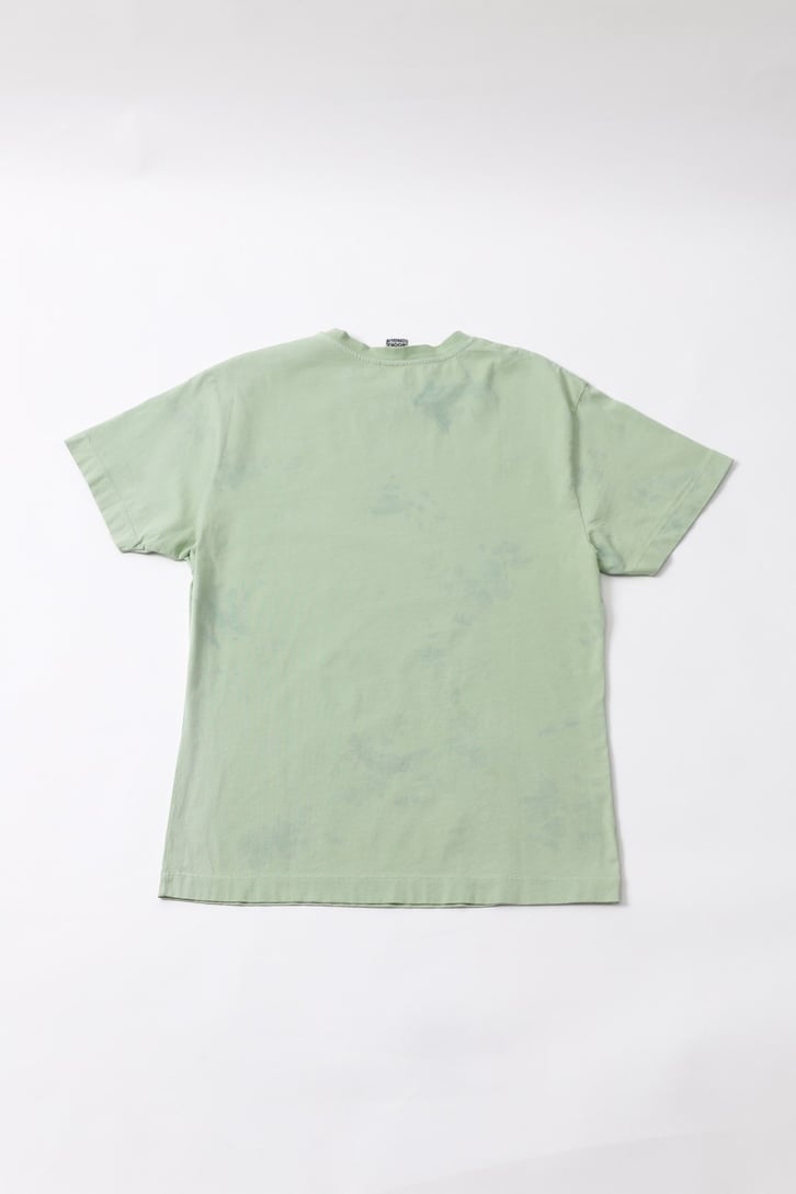 Batik Desen Açık Yeşil Oversize Tshirt