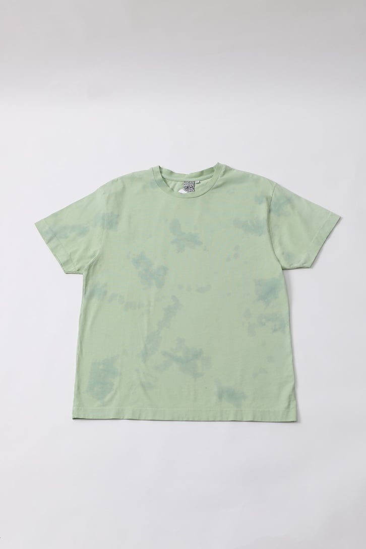 Batik Desen Açık Yeşil Oversize Tshirt