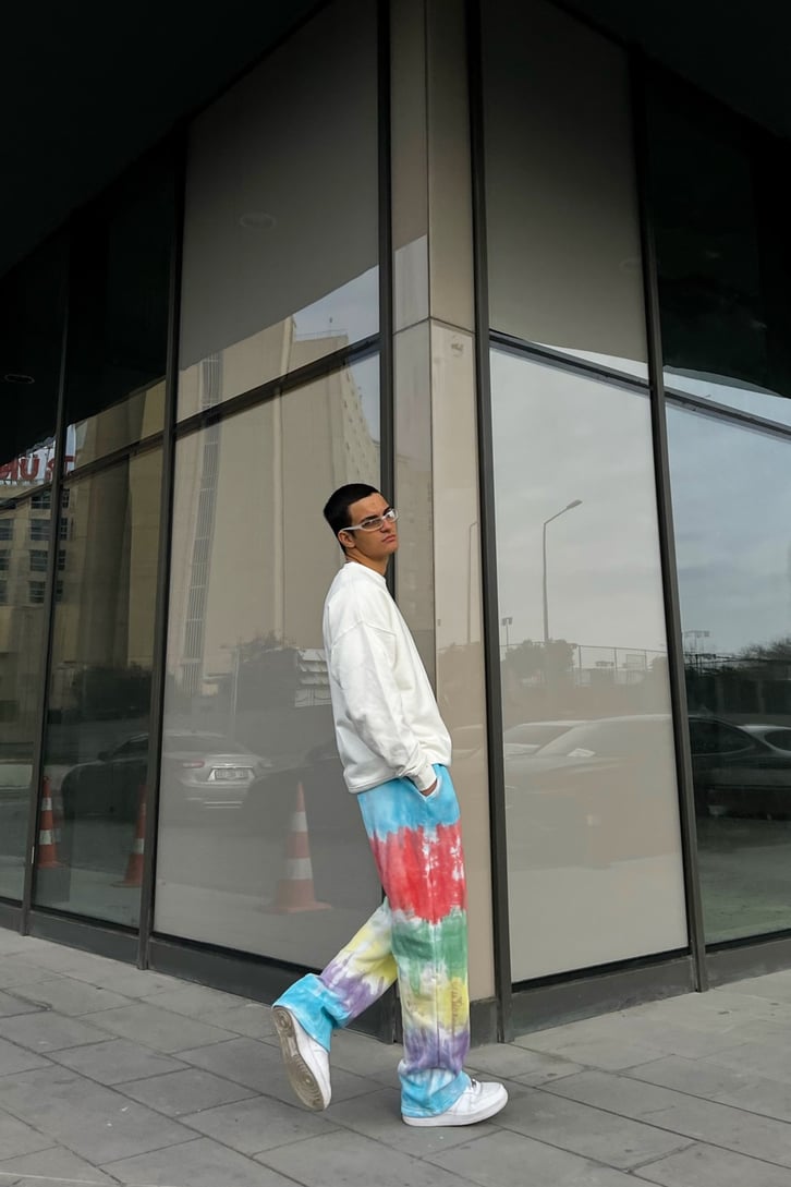 Batik Desen Colorful Jogger Eşofman Altı