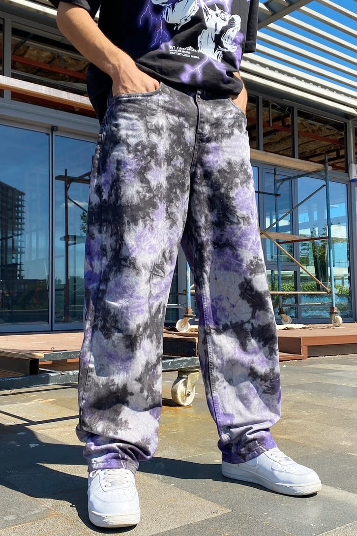 Batik Desen Mor Baggy Jean