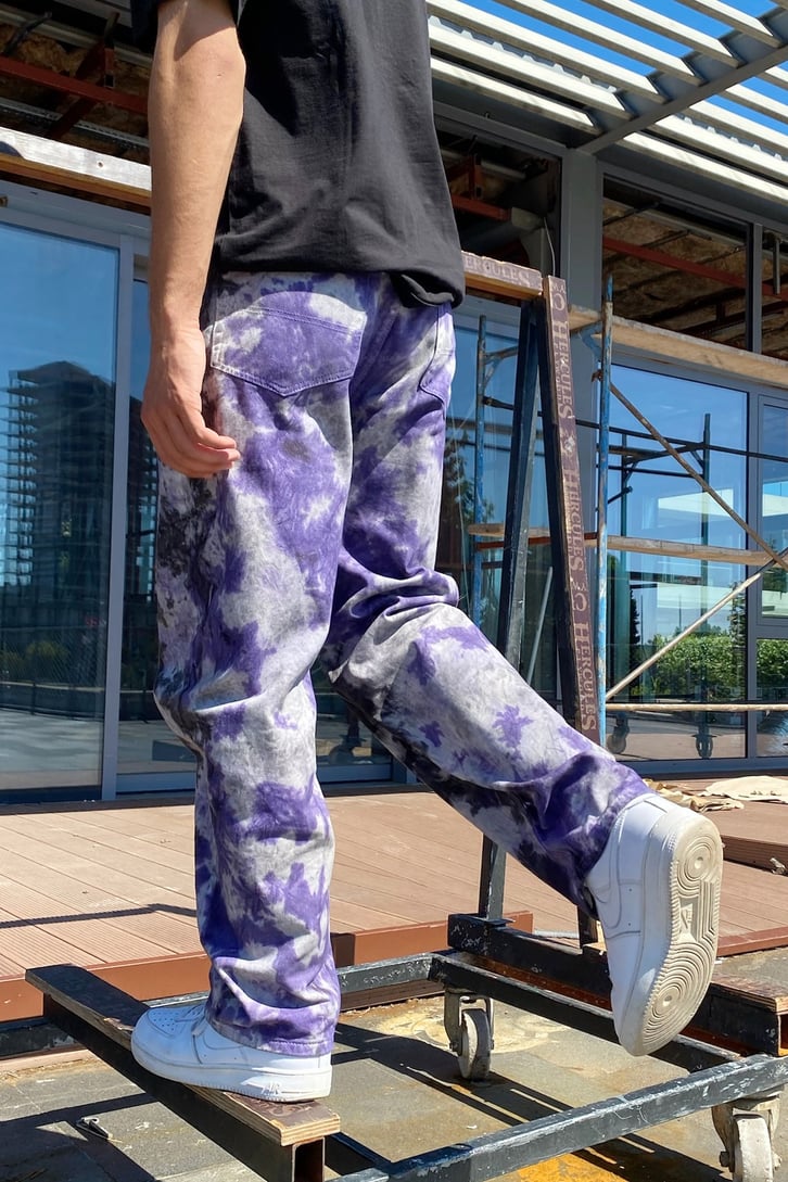 Batik Desen Mor Baggy Jean