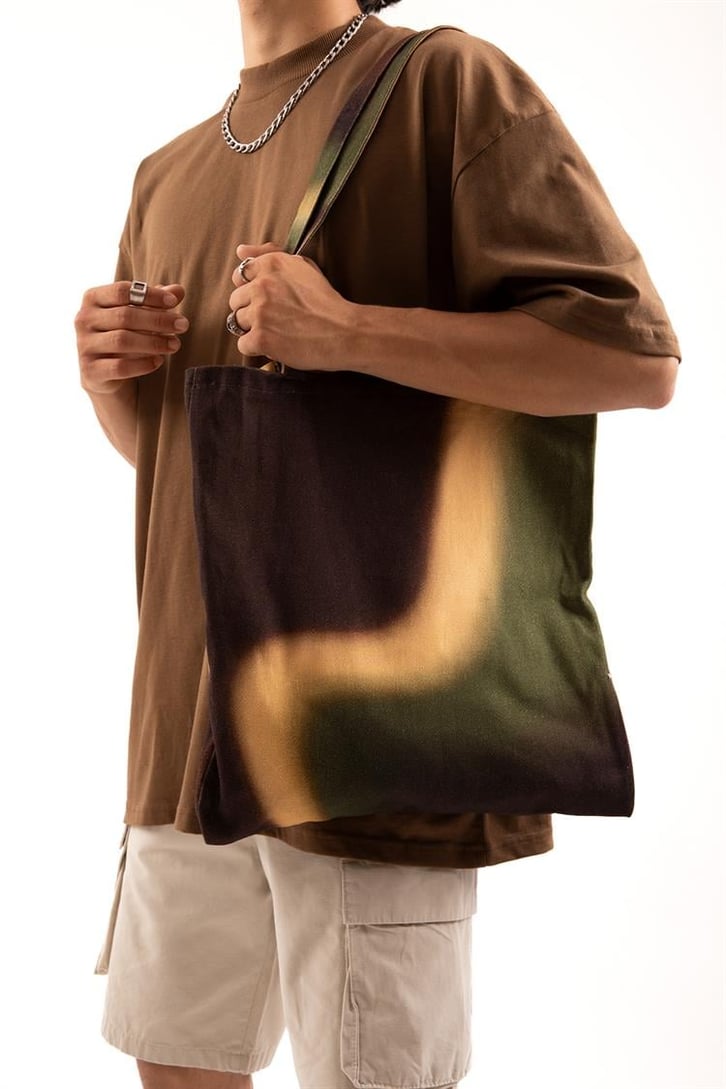 Batik Desenli Bez Çanta
