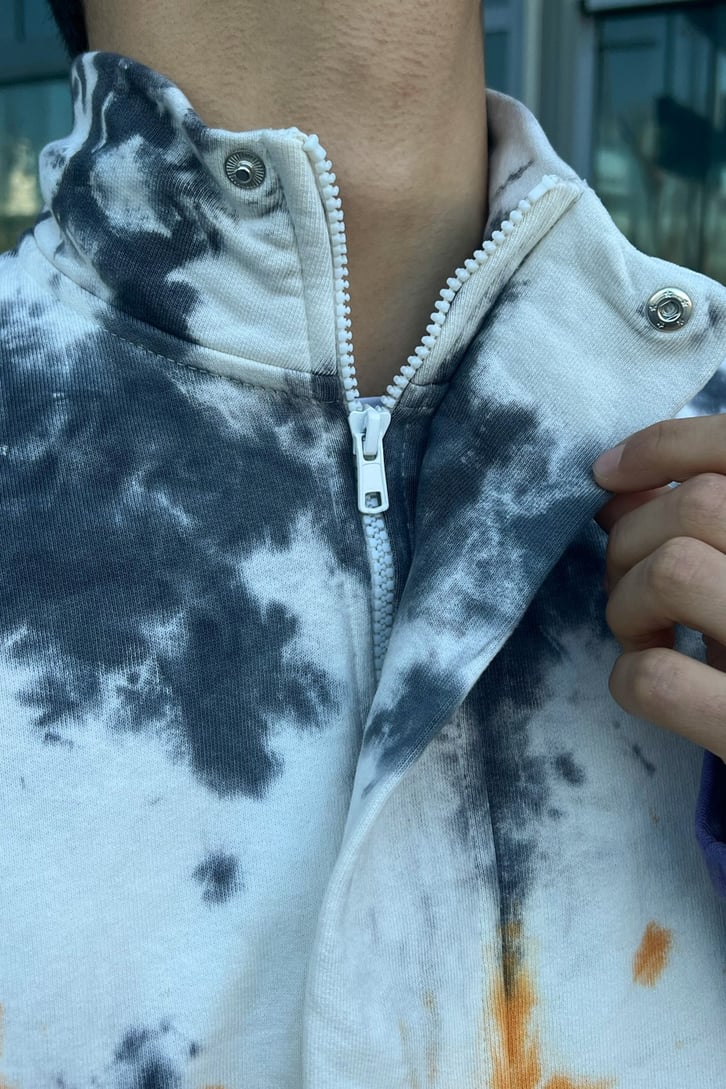 Batik Desenli Zipper Eşofman Takìmì
