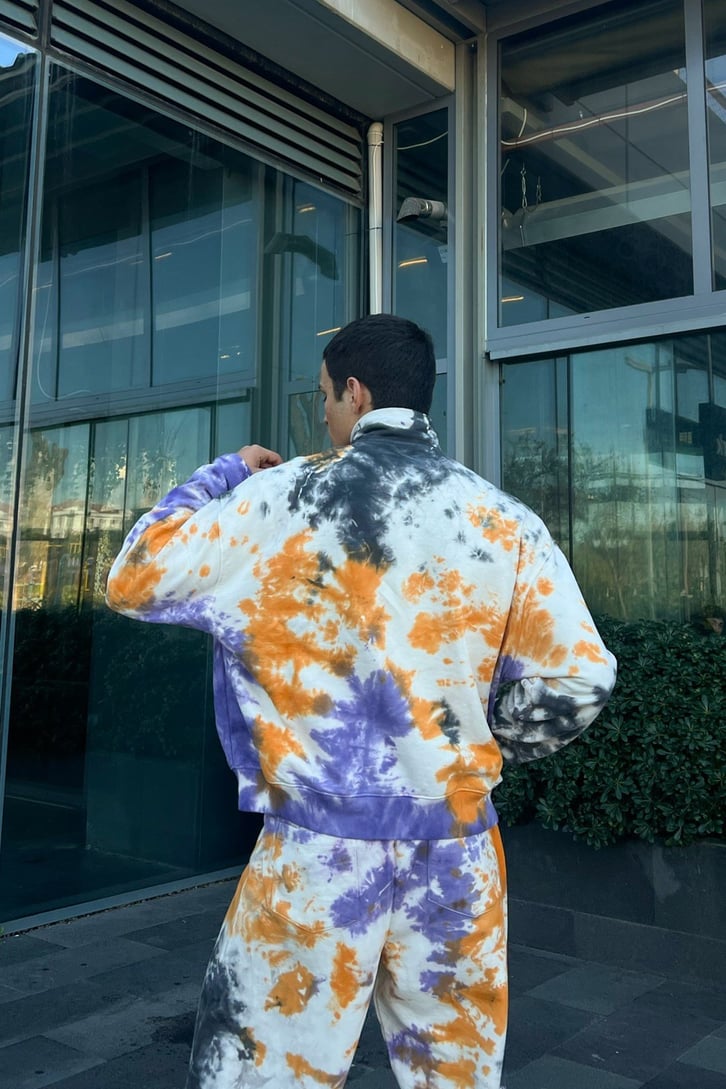 Batik Desenli Zipper Eşofman Takìmì