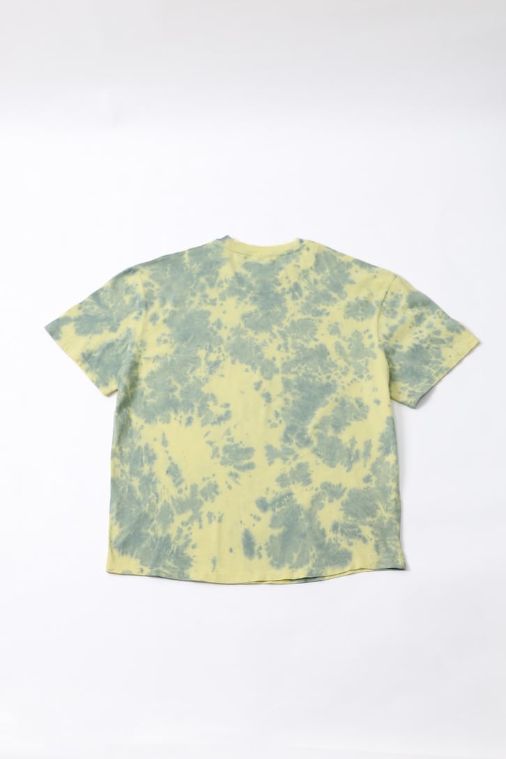 Batik Yıkamalı Sarı Oversize Tshirt