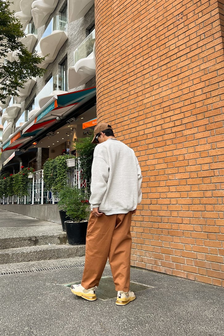 BDG Baskılı Gri Oversize Sweatshirt