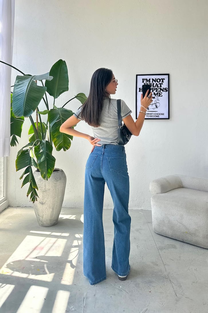 BDG Jeans Baskılı Crop Tişört