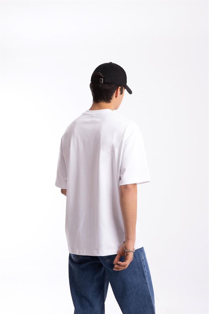 Be Kind Baskılı Oversize Tshirt