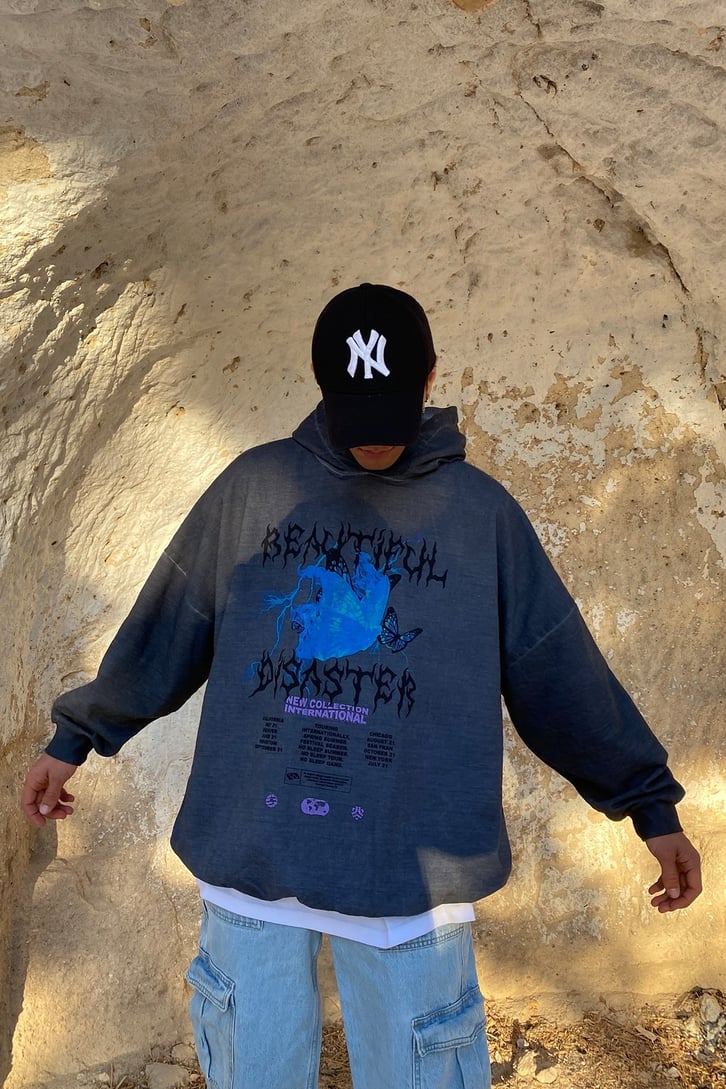 Beatiful Disaster Oversize Hoodie