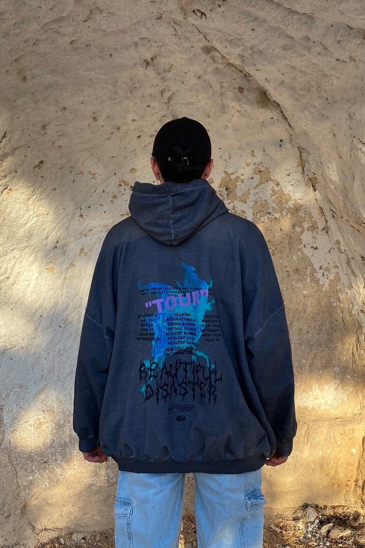 Beatiful Disaster Oversize Hoodie