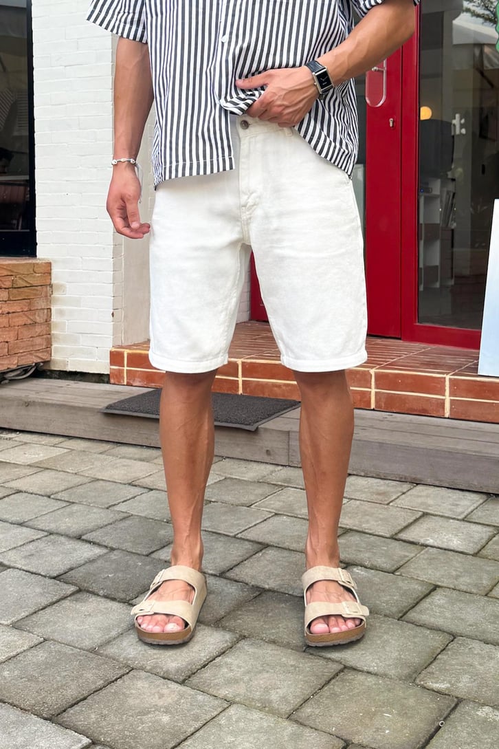 Bel Bağcıklı Gabardin Şort