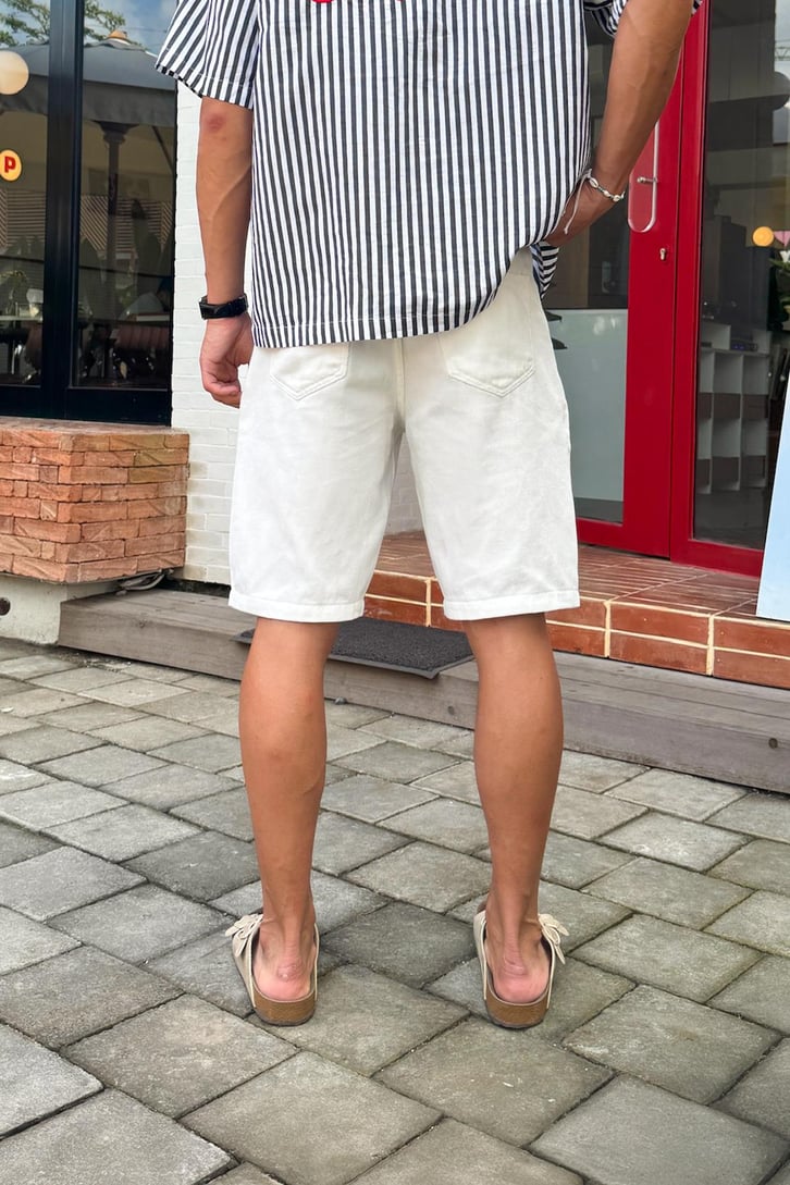 Bel Bağcıklı Gabardin Şort