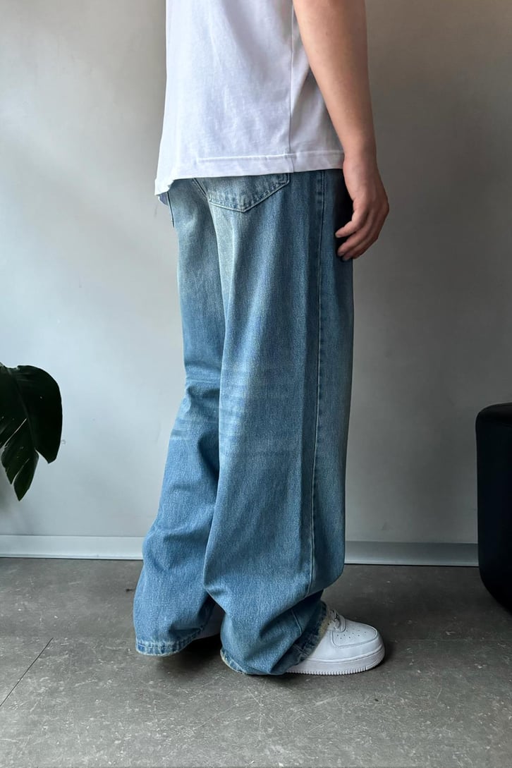Bel Kemerli Baggy Jean