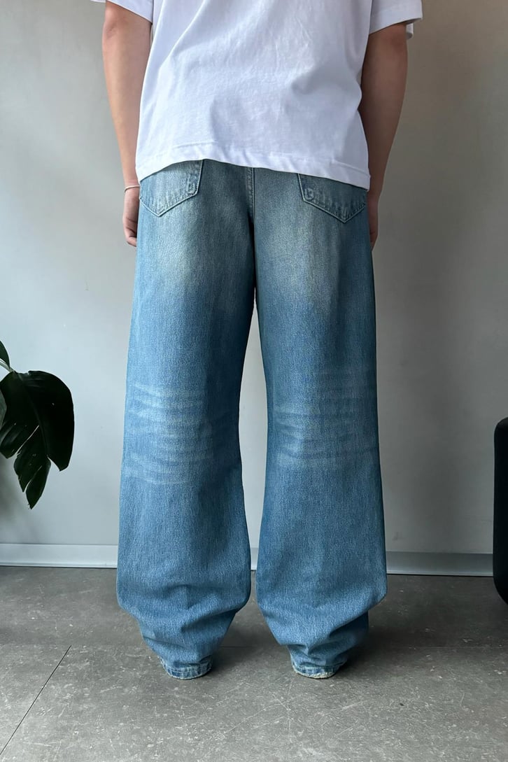 Bel Kemerli Baggy Jean