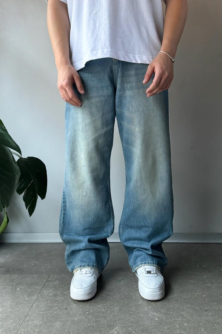 Bel Kemerli Baggy Jean