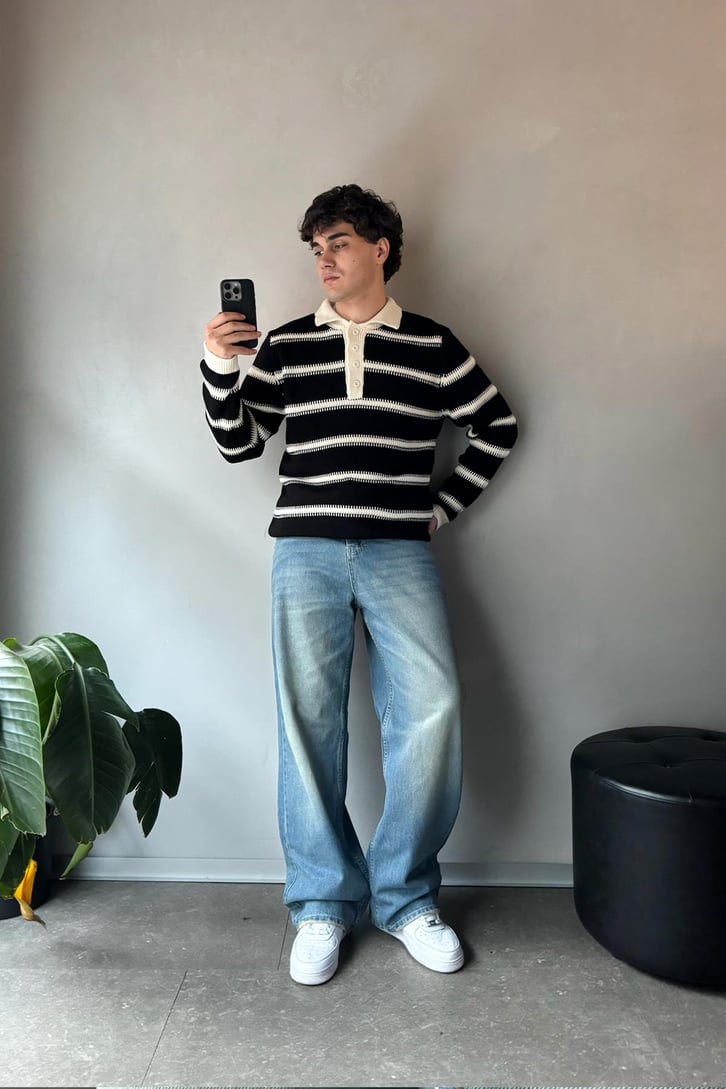 Bel Kemerli Baggy Jean
