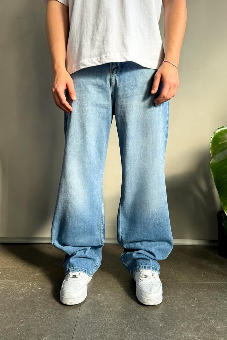 Bel Kemerli Basic Baggy Jean