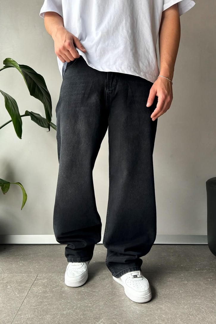 Bel Kemerli Basic Baggy Jean