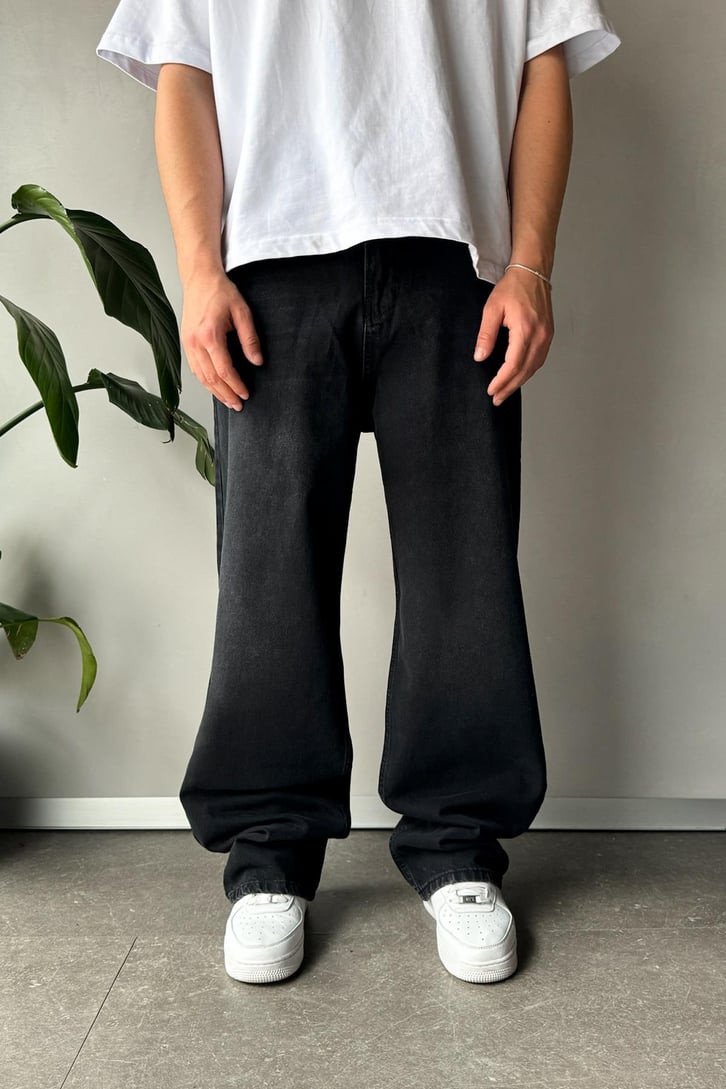 Bel Kemerli Basic Baggy Jean
