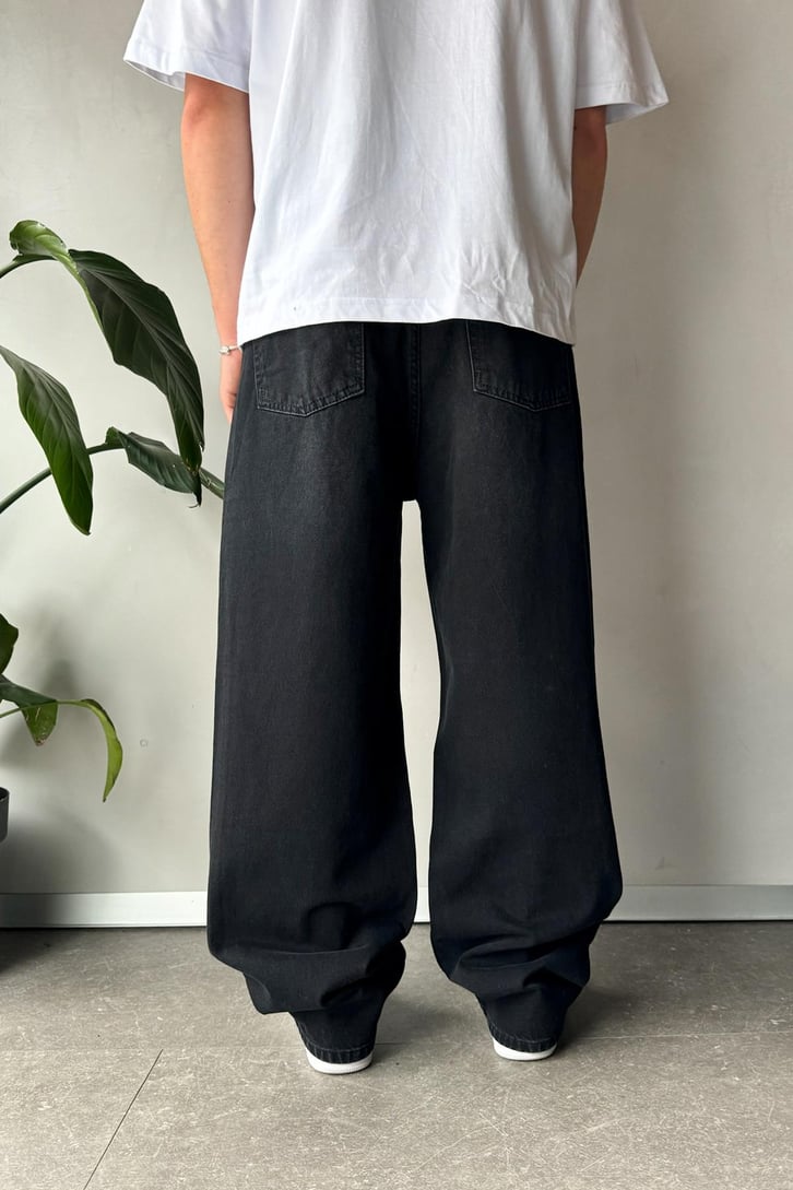 Bel Kemerli Basic Baggy Jean