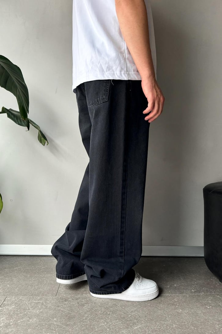 Bel Kemerli Basic Baggy Jean