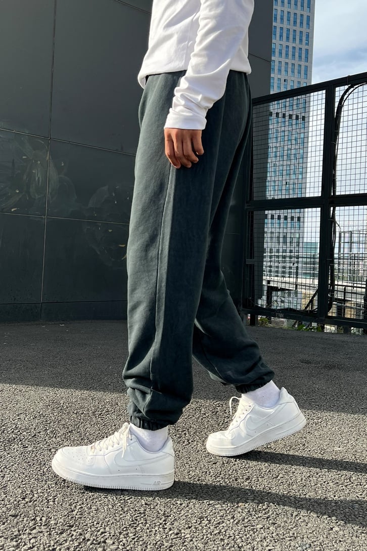 Bel Lastikli Acid Wash Jogger Eşofman Altı