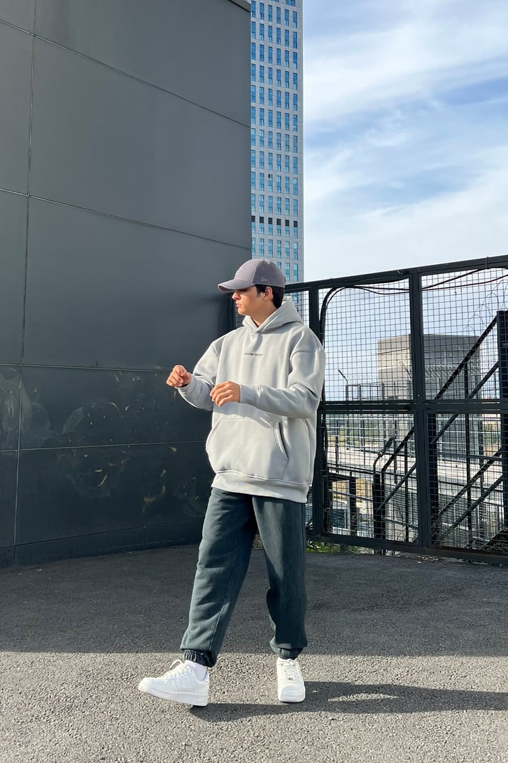 Bel Lastikli Acid Wash Jogger Eşofman Altı