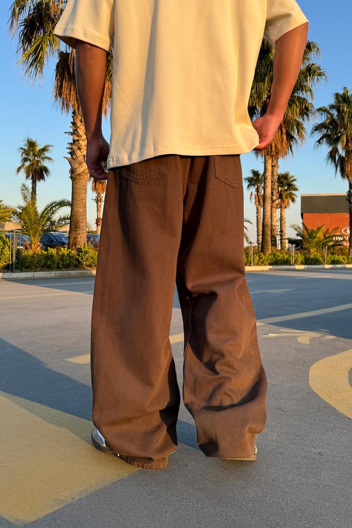 Bel Lastikli Baggy Pantolon