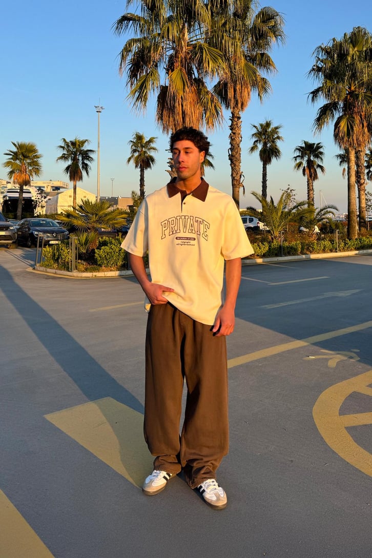 Bel Lastikli Baggy Pantolon