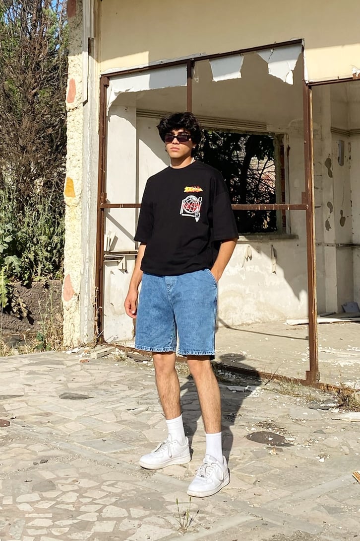 Bel Lastikli Basic Kot Şort
