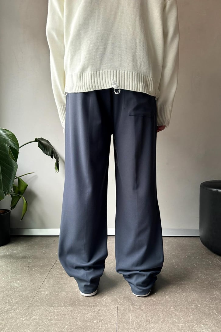 Bel Lastikli Basic Kumaş Pantolon