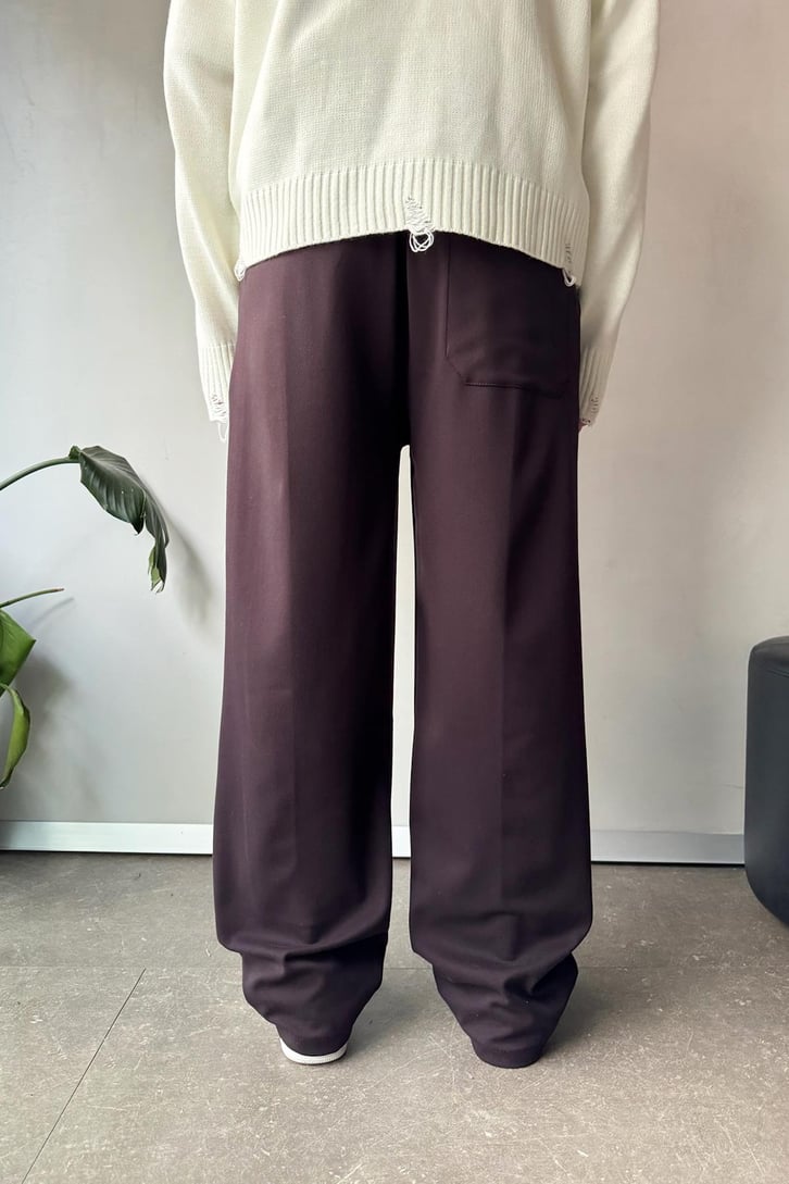 Bel Lastikli Basic Kumaş Pantolon