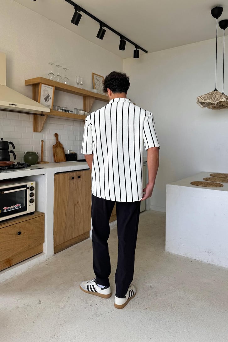 Bel Lastikli Regular Keten  Pantolon