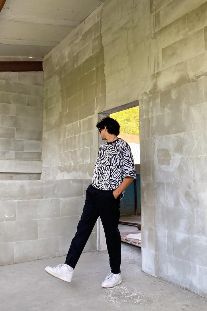 Bel Lastikli Siyah Regular Fit Jean