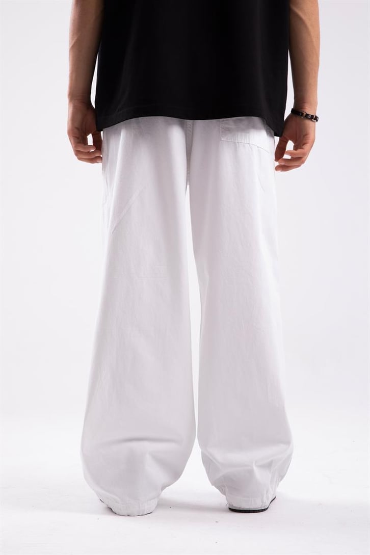 Bel - Paça Lastikli Paraşüt Pantolon
