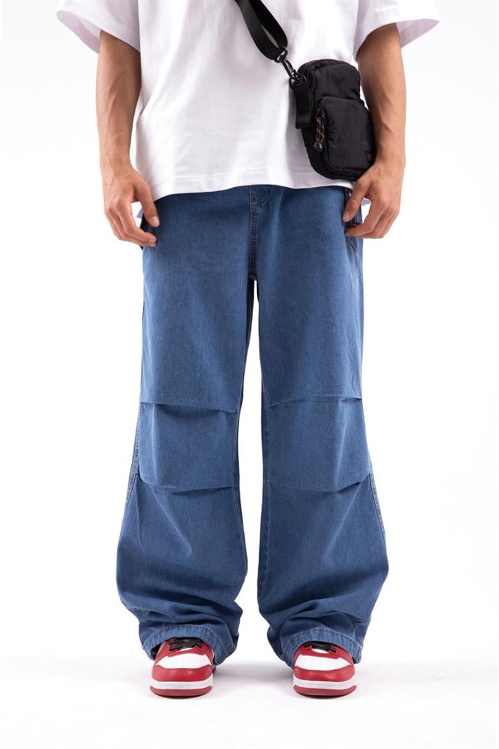 Bel - Paça Lastikli Paraşüt Pantolon