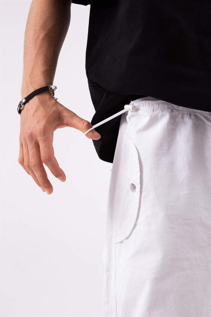 Bel - Paça Lastikli Paraşüt Pantolon